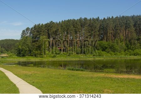 Orekhovoe Lake Outside The City Gorodok, Vitebsk Region
