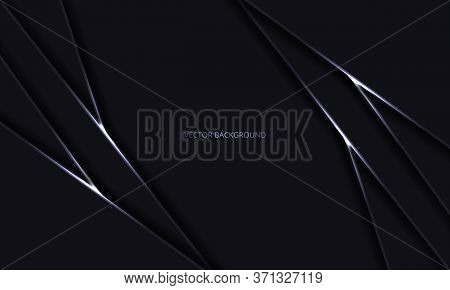 Abstract Luxury Modern Black Background With Shadows And Light Lines. Design Futuristic Luxury Moder