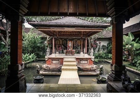 Bali, Indonesia - January 12, 2018: Territory Of Rudana Art Museum. Rudana Museum Is An Art Museum I