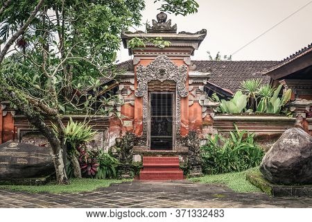 Bali, Indonesia - January 12, 2018: Territory Of Rudana Art Museum. Rudana Museum Is An Art Museum I