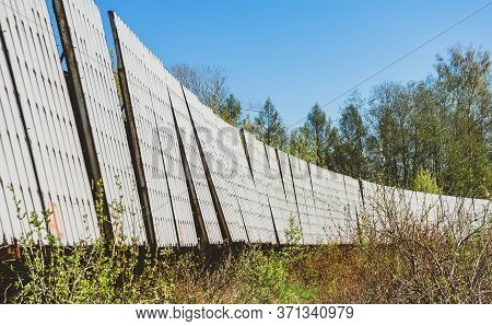 Reflecting Surface Of The Radio Telescope. Astronomical Observatory Of The Academy Of Sciences