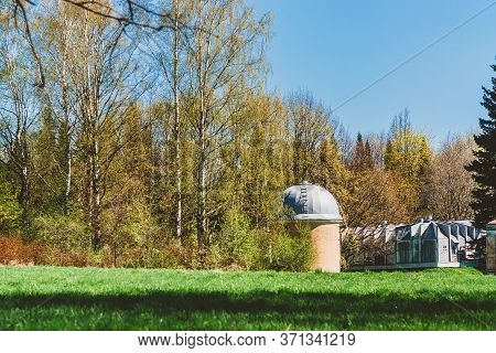 An Abandoned Research Station In The Forest. Astronomical Observatory Of The Academy Of Sciences