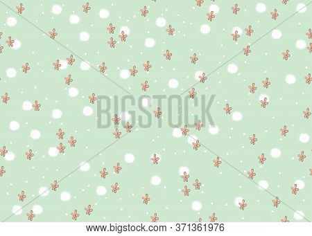 Floral Seamless Pattern. Hand Drawn. Vector Illustration