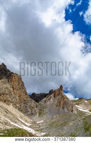 The Mountains Of The Maira Valley In Southern Piedmont