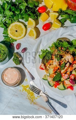 Middle Eastern Chicken Shawarma
