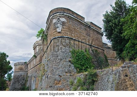Forte Sangallo. Civita Castellana. Lazio. Itálie.