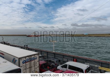 Bahia Azul Ferry Port On Tierra Del Fuego, Chile