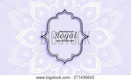 Royal Eithnic Style Decorative Background Design Template