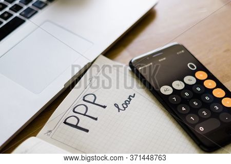 Ukraine, Poltava - June 2020 Ppp Loans, Paycheck Protection Program. Small Business Help During Covi