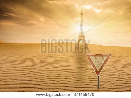 An Uninhabitable Desert City Due To Climate Change