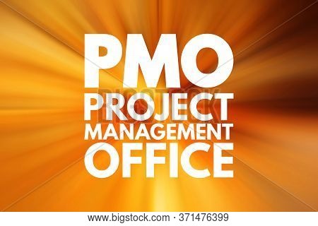 Pmo - Project Management Office Acronym, Business Concept Background