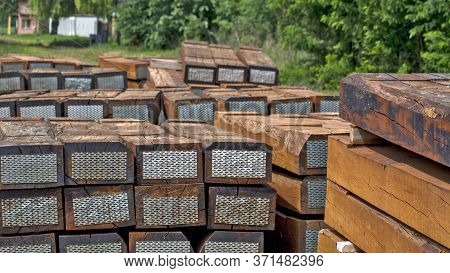 Wooden Railway Sleepers