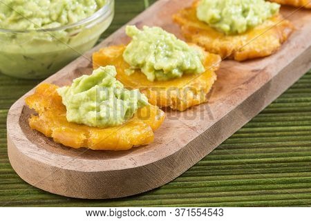 The Patacón, Tostón, Tachino, Fried Or Chopped Is A Meal Based On Flattened Fried Pieces Of Green Pl