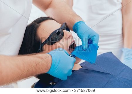 Dentistry Cofferdam Installation Procedure. Modern Medical Technology