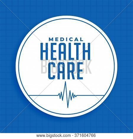 Medica Andl Healthcare Science Blue Background Design