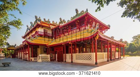 Phra Thinang Wehart Chamrun In Bang Pa-in Royal Palace Or The Summer Palace In Ayutthaya Province, T