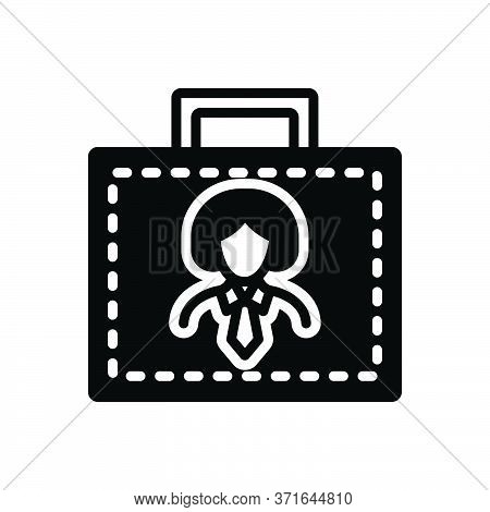 Black Solid Icon For Employee Practician Worker  Colleagues Roustabout People  Coworking