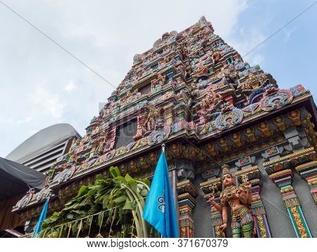 Wat Yannawa Bangkok, Thailand -16 October 2018;wat Yannawa, Royal Monastery Located On The Chao Phra