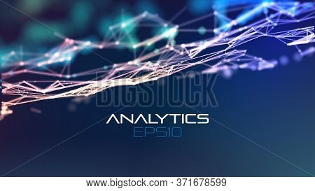 Digital Design Concept. Information Element. Technology Background. Abstract Analysis For Concept De