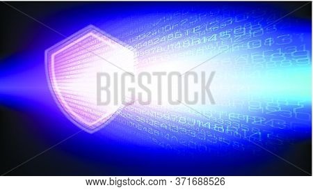 Abstract Light And Shade Creative Technology Background. Vector Illustration.