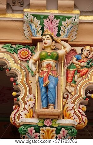MUMBAI, INDIA - FEBRUARY 13, 2020: Babu Amichand Panalal Adishwarji Jain temple, Mumbai