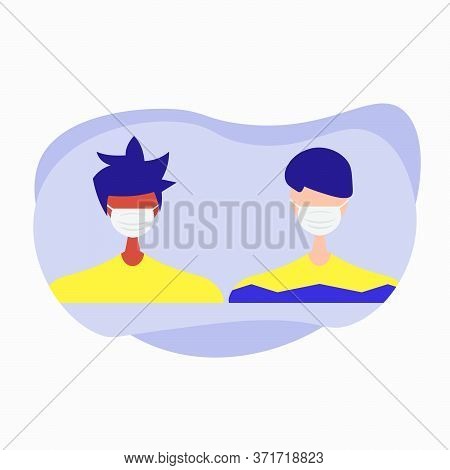Men Using Face Mask