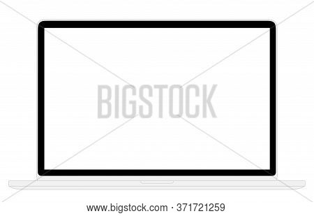 Notebook Wireframe Web Site Screen Display White