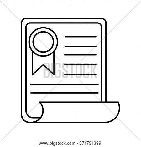 Graduation Diplom Silhouette Style Icon Design, University Education School College Academic Ceremon