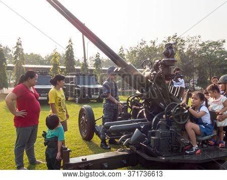 Royal Thai Air Force Don Muang Bangkok Thailand-12 January 2019:national Children's Day. On Don Muan