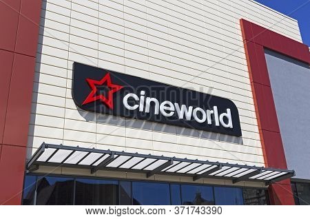 Weston-super-mare, Uk - July 11, 2019: The Cineworld Cinema At Dolphin Square