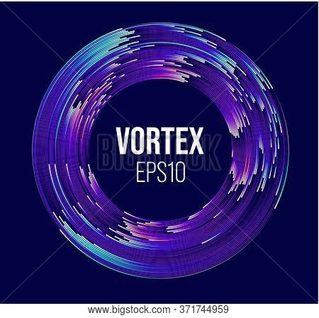 Concentric Lines, Great Design For Any Purposes. Web Design. Spin Rotation Concentric Line Moving. A