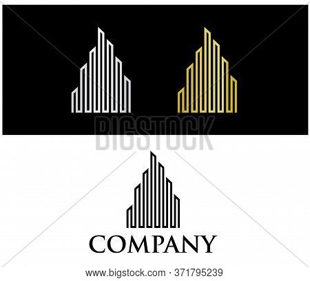Abstract High Buildings As A Real Estate Logo