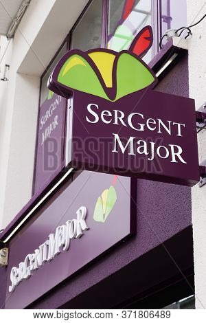 Bordeaux , Aquitaine / France - 02 21 2020 : Sergent Major Logo Store Sign Shop Chain Of Clothing St