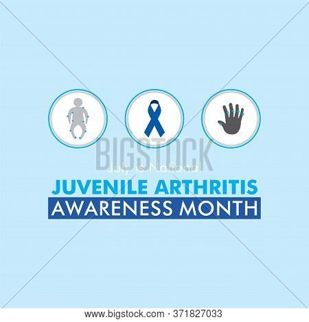 Vector Illustration Of Juvenile Arthritis Awareness Month Celebrate In July Every Year Concept Poste