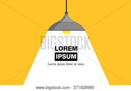 Light Bulb , Line Drawing Style, Vector Design