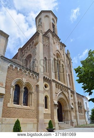 Sant Cebria Church In Tiana Barcelona Catalonia Spain