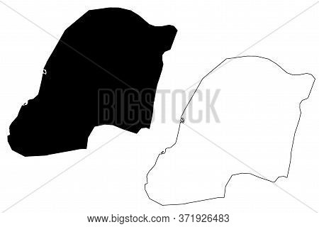 Multan City (islamic Republic Of Pakistan, Punjab Province) Map Vector Illustration, Scribble Sketch