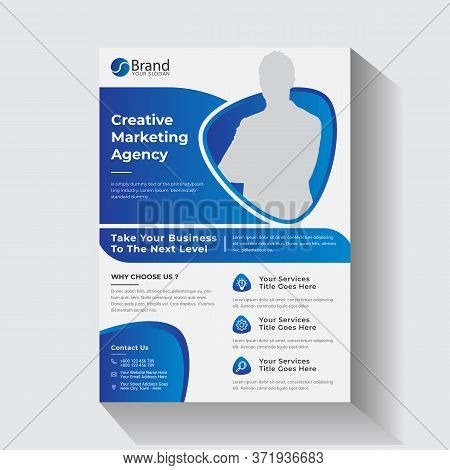 Abstract Creative Agency Flyer Corporate Business Flyer Poster Pamphlet Brochure Cover Design Layout