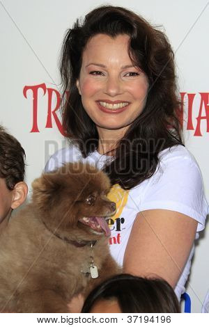 LOS ANGELES - SEP 22: Fran Drescher na promítání Columbia Pictures a Sony obrázky Animati