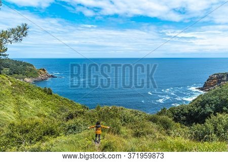 Monte Ulia In The City Of San Sebastián, Basque Country. Visit The Hidden Cove Of The City Called Il