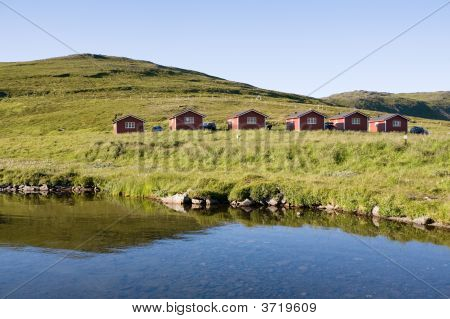 Sommer nord norske landskab