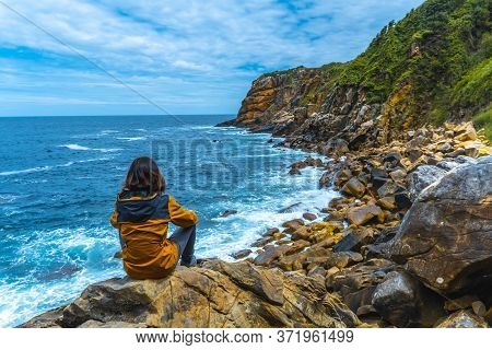 Monte Ulia In The City Of San Sebastián, Basque Country. Visit The Hidden Cove Of The City Called Il