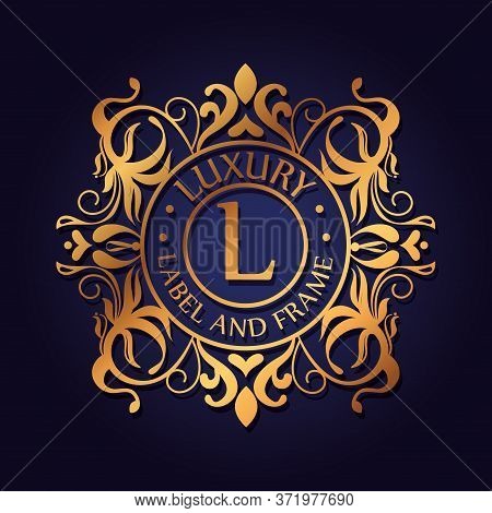 Circle Emblem Label With Ormanet Design Vector Illustration