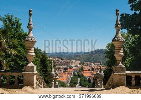 View To The Lamego City, Tras-os-montes, Portugal.