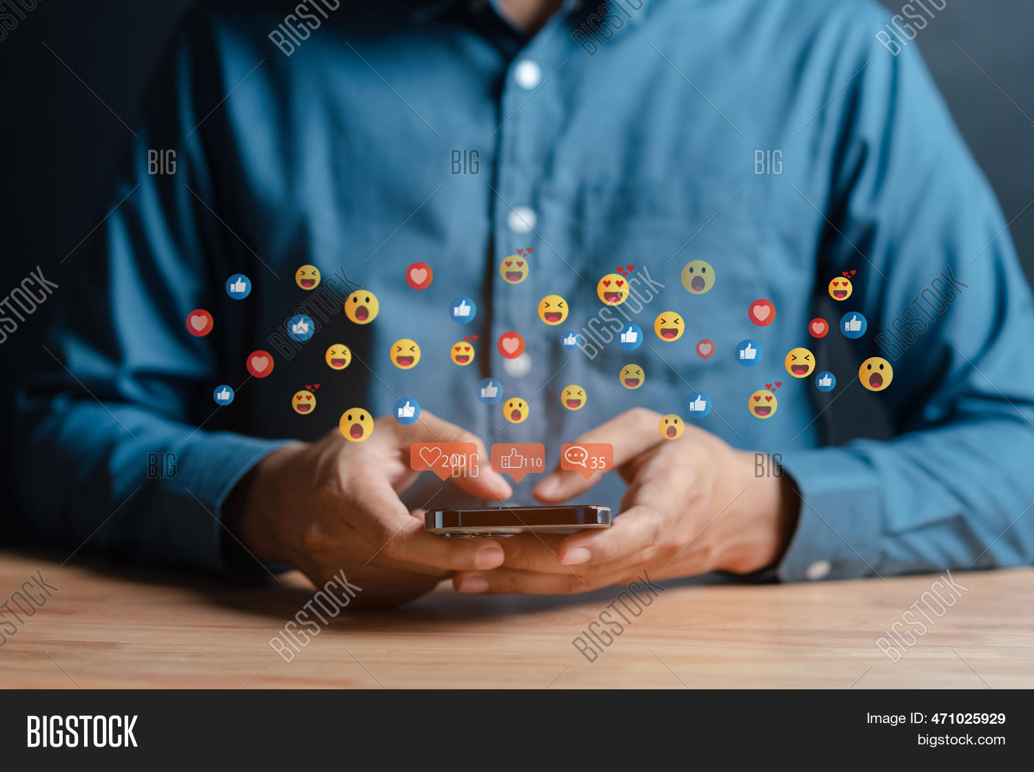 Man Using Social Media Image & Photo (Free Trial) | Bigstock