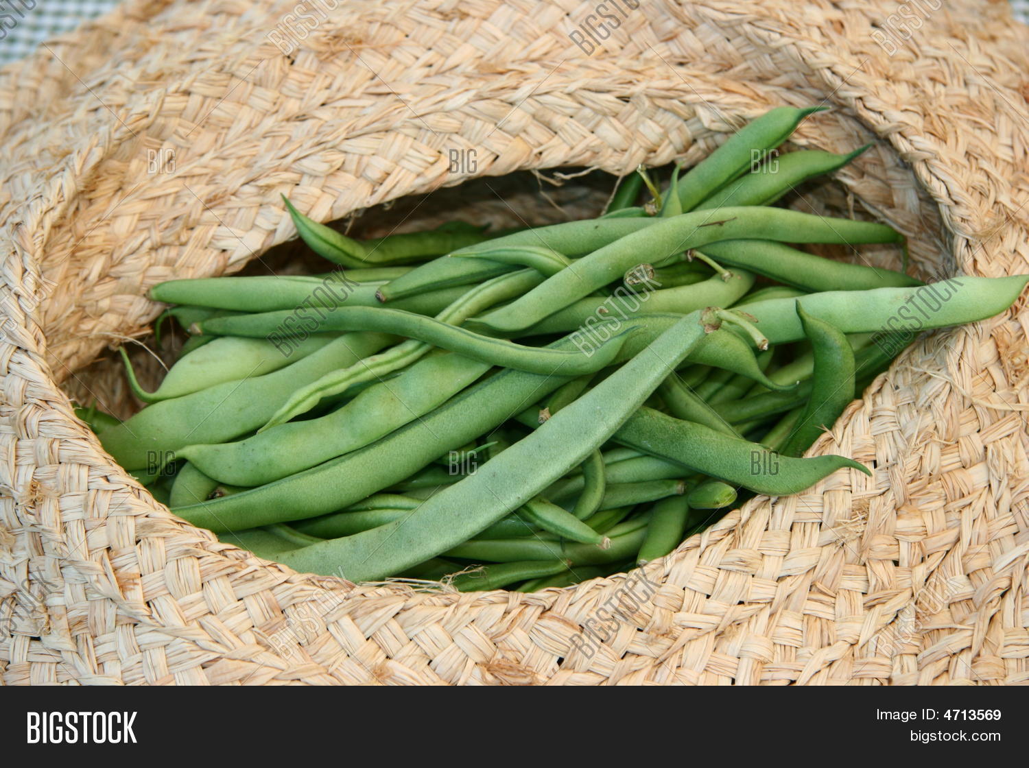 String Beans Basket Image & Photo (Free Trial) Bigstock
