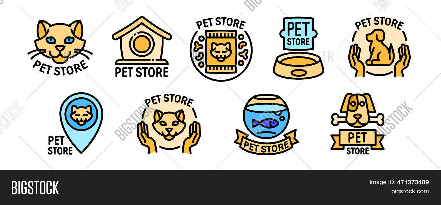 Pet Store Icons Set. Image & Photo (Free Trial) Bigstock