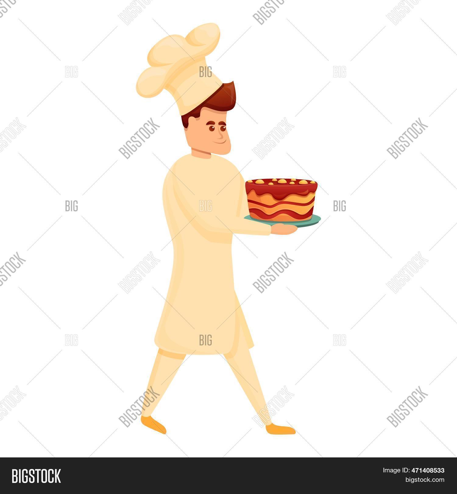 Bakery Chef Cake Icon Image & Photo (Free Trial) Bigstock