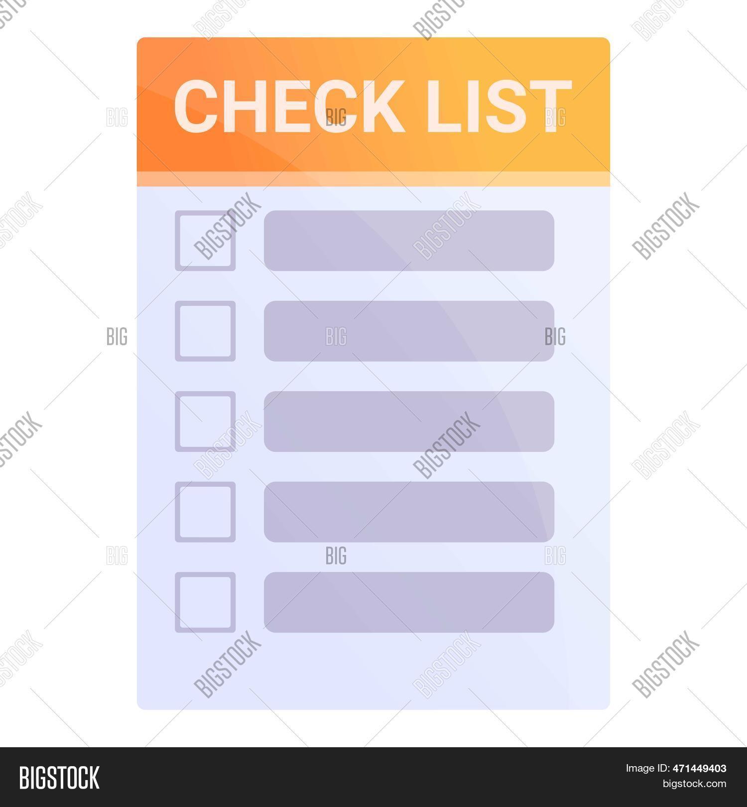 Check List Icon. Image & Photo (Free Trial) | Bigstock