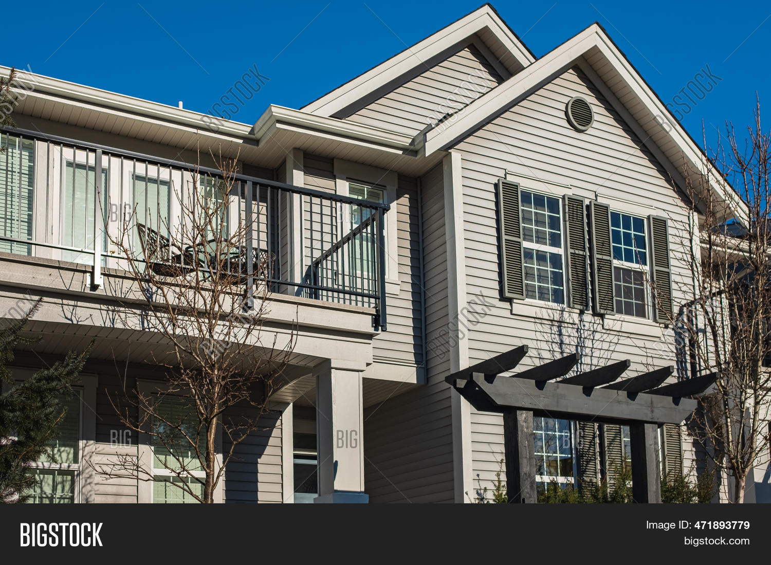 Nice Windows Front Top House Nice Windows Image & Photo (Free Trial) | Bigstock